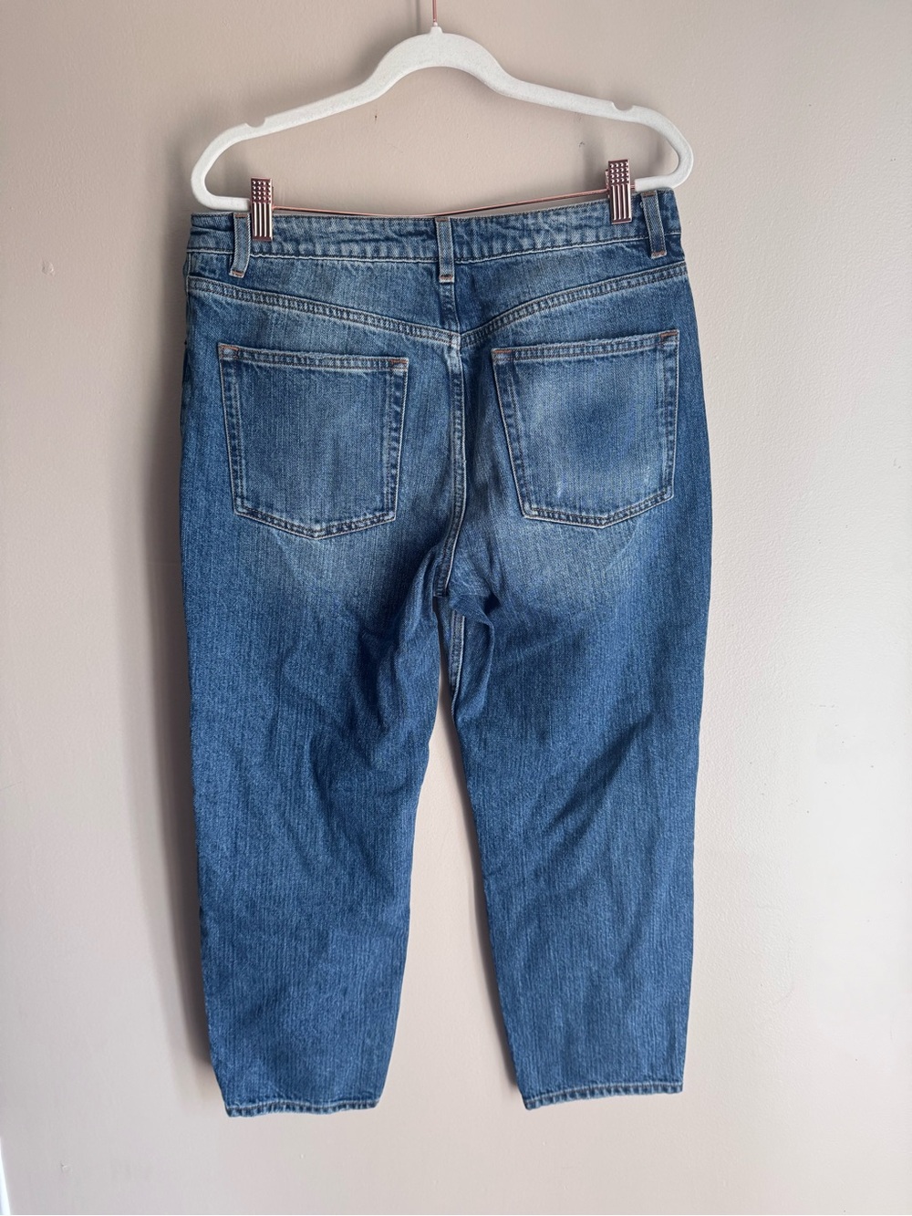 Asos Remo Denim Jeans Distressed Denim Redone Recycled Denim Crossover 30 / 30 - Picture 3 of 9